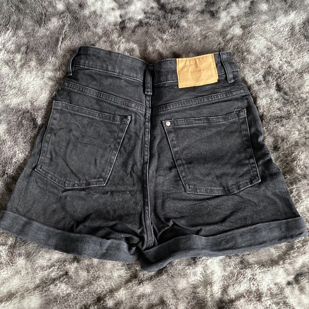 H&M &Denim High Waisted Mom Shorts Vintage Style 0 - Picture 2 of 2